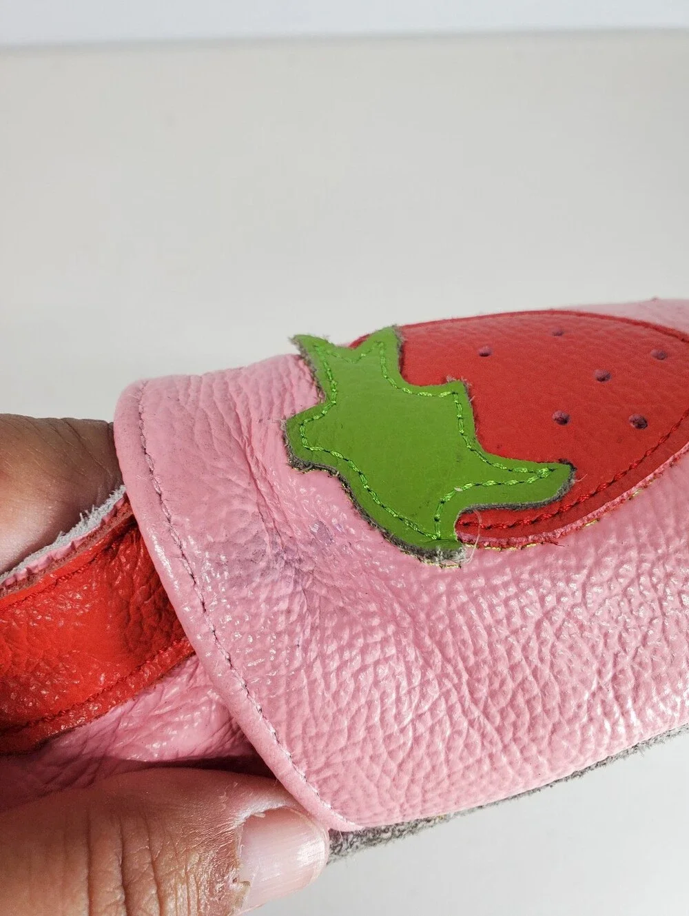 Source Unknown strawberry leather